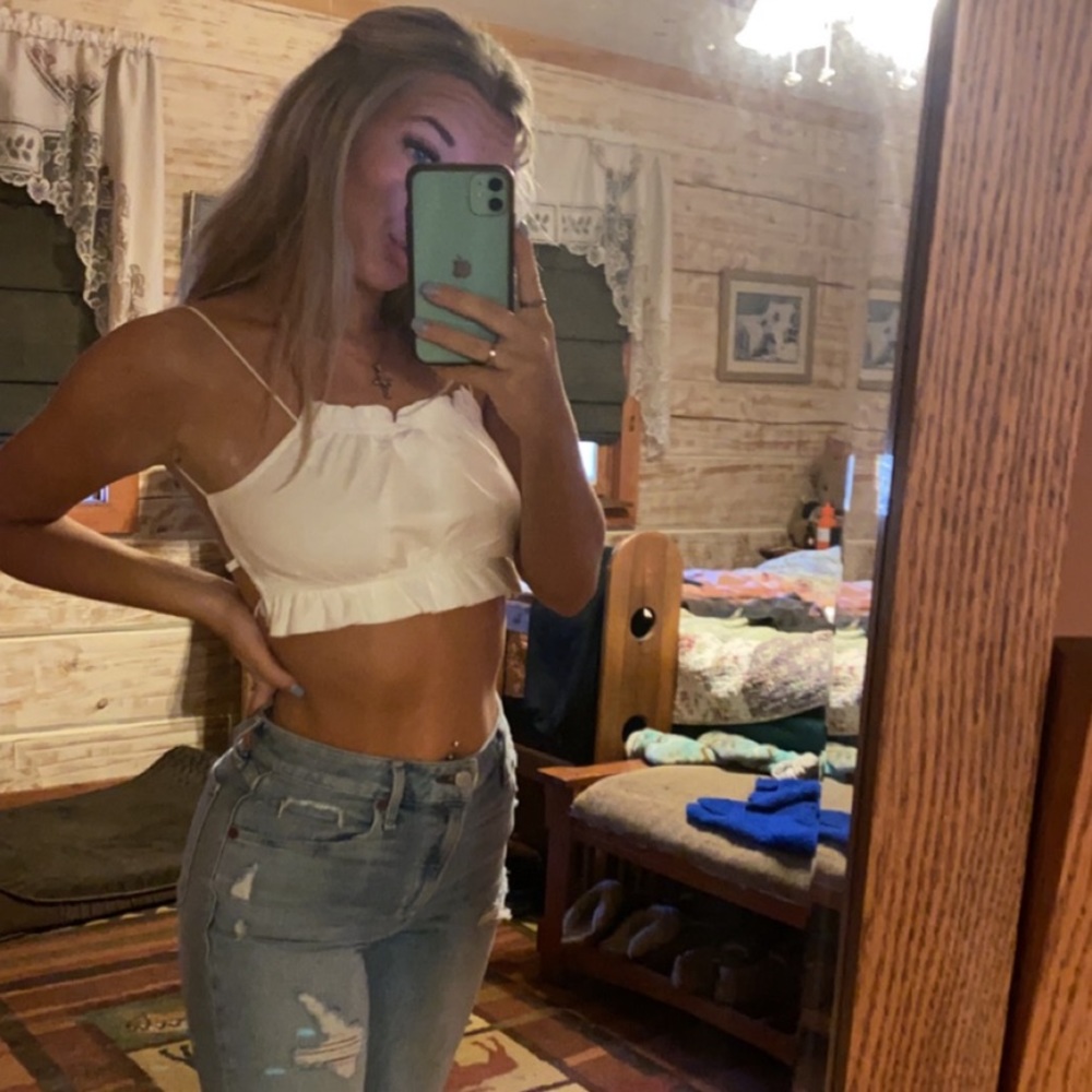 White Adika Top